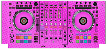 Pioneer DJ DDJ SZ Skin Gradienter Pink